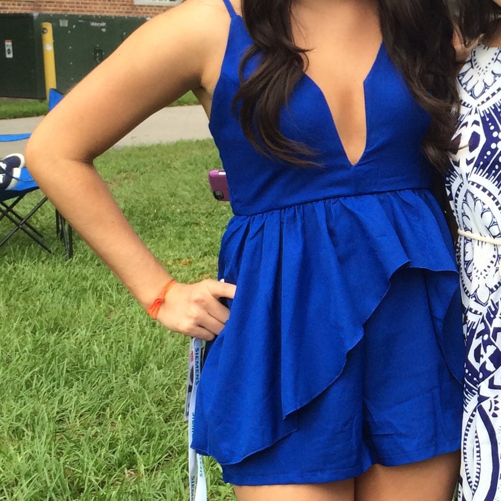 Blue Romper